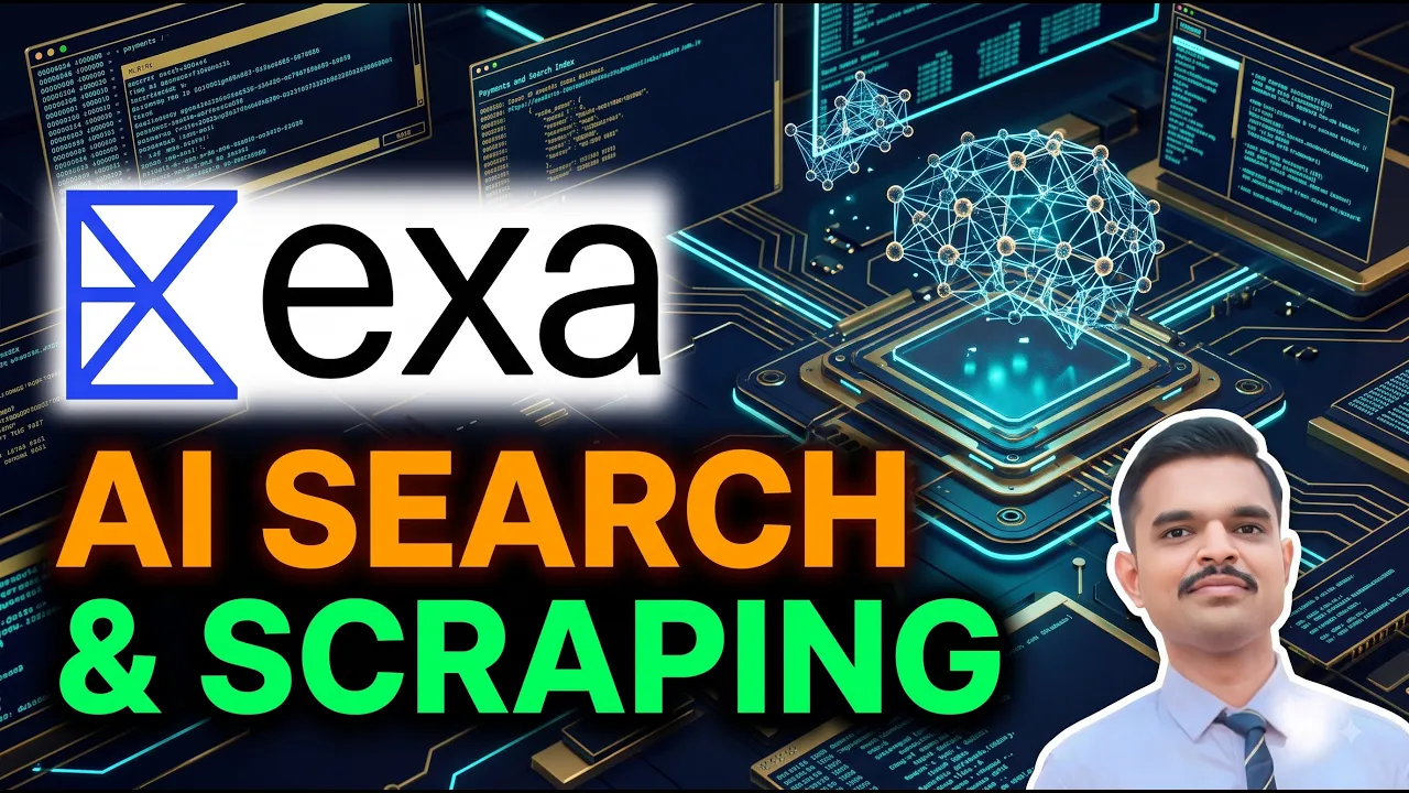 EXA API | Build an AI-Powered Search Engine App for RAG, LLM & AI Agents