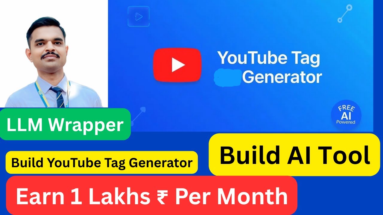 Build a YouTube Tag Generator with Python & GPT — Full Tutorial | YouTube SEO Tool | LLM Wrapper